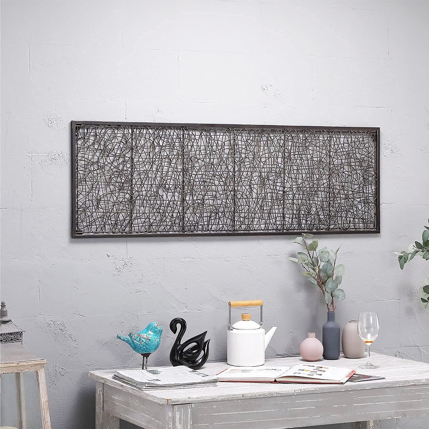 Amazon.com: GUSUWOD Metal and Rattan Wall Decor, 17 Amazon.com: GUSUWOD Metal and Rattan Wall Decor, 17